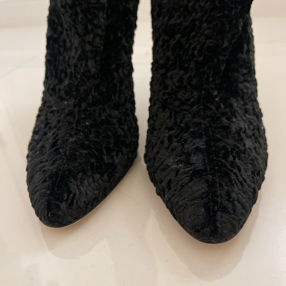 Giuseppe Black soft Textured Ankle Boots - Picture 3 of 5